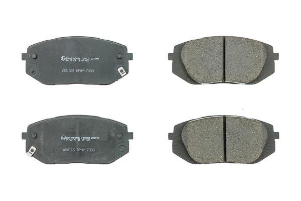 Jeu de 4 plaquettes de frein AISIN ref. BPHY-7000